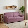 3-Vietis Sofa Violetinė 198 x 83 x 95 cm Aksomas