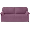 3-Vietis Sofa Violetinė 198 x 83 x 95 cm Aksomas
