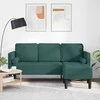 Sofa Sofos komplektas su pagalve Tamsiai žalia Poliesteris