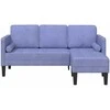 Sofa Sofos komplektas su pagalve Džinsinės mėlynos Poliesteris