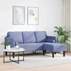 Sofa Sofos komplektas su pagalve Džinsinės mėlynos Poliesteris