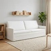3 vietų sofa Balta 220 x 81 x 82 cm Audinys