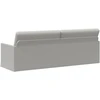 3 vietų sofa Debesų pilka 220 x 81 x 82 cm Audinys