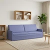 3 vietų sofa Džinsinės mėlynos 220 x 81 x 82 cm Audinys