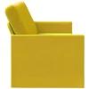 3 vietų sofa Geltona 220 x 81 x 82 cm Aksomas