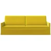 3 vietų sofa Geltona 220 x 81 x 82 cm Aksomas