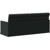 3 vietų sofa Juoda 190 x 81 x 82 cm Aksomas