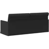 3 vietų sofa Juoda 190 x 81 x 82 cm Audinys