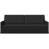 3 vietų sofa Juoda 220 x 81 x 82 cm Audinys
