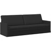 3 vietų sofa Juoda 220 x 81 x 82 cm Audinys