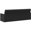 3 vietų sofa Juoda 220 x 81 x 82 cm Audinys