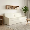 3 vietų sofa Kreminė 220 x 81 x 82 cm Kordūrinis audinys