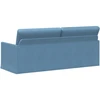 3 vietų sofa Mėlyna 190 x 81 x 82 cm Kordūrinis audinys