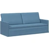 3 vietų sofa Mėlyna 190 x 81 x 82 cm Kordūrinis audinys