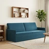 3 vietų sofa Mėlyna 220 x 81 x 82 cm Aksomas