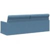 3 vietų sofa Mėlyna 220 x 81 x 82 cm Kordūrinis audinys