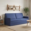 3 vietų sofa Policijos mėlyna 190 x 81 x 82 cm Aksomas