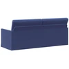 3 vietų sofa Policijos mėlyna 190 x 81 x 82 cm Aksomas