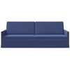 3 vietų sofa Policijos mėlyna 220 x 81 x 82 cm Aksomas