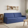 3 vietų sofa Policijos mėlyna 220 x 81 x 82 cm Aksomas