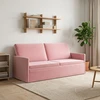 3 vietų sofa Rožinė 190 x 81 x 82 cm Aksomas