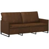 3 vietų sofa Ruda 190 x 81 x 82 cm Dirbtinė zomša