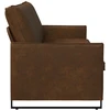 3 vietų sofa Ruda 220 x 81 x 82 cm Dirbtinė zomša