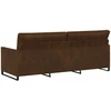 3 vietų sofa Ruda 220 x 81 x 82 cm Dirbtinė zomša