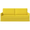 3 vietų sofa Šviesi geltona 190 x 81 x 82 cm Audinys