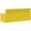 3 vietų sofa Šviesi geltona 190 x 81 x 82 cm Audinys