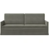3 vietų sofa Šviesiai pilka 190 x 81 x 82 cm Kordūrinis audinys