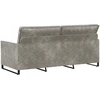 3 vietų sofa Šviesiai pilka 190 x 81 x 82 cm Dirbtinė zomša