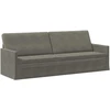 3 vietų sofa Šviesiai pilka 220 x 81 x 82 cm Kordūrinis audinys