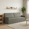 3 vietų sofa Šviesiai pilka 220 x 81 x 82 cm Kordūrinis audinys