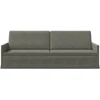 3 vietų sofa Šviesiai pilka 220 x 81 x 82 cm Kordūrinis audinys