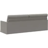 3 vietų sofa Šviesiai pilka 220 x 81 x 82 cm Aksomas