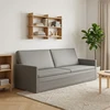 3 vietų sofa Šviesiai pilka 220 x 81 x 82 cm Aksomas