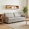 3 vietų sofa Šviesiai pilka 220 x 81 x 82 cm Dirbtinė zomša