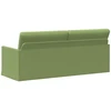 3 vietų sofa Šviesiai žalia 190 x 81 x 82 cm Aksomas