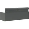 3 vietų sofa Tamsiai pilka 190 x 81 x 82 cm Audinys