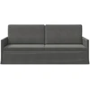 3 vietų sofa Tamsiai pilka 190 x 81 x 82 cm Kordūrinis audinys