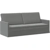 3 vietų sofa Tamsiai pilka 190 x 81 x 82 cm Aksomas
