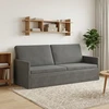 3 vietų sofa Tamsiai pilka 190 x 81 x 82 cm Kordūrinis audinys