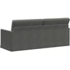 3 vietų sofa Tamsiai pilka 190 x 81 x 82 cm Kordūrinis audinys