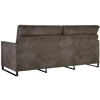 3 vietų sofa Tamsiai pilka 190 x 81 x 82 cm Dirbtinė zomša