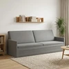 3 vietų sofa Tamsiai pilka 220 x 81 x 82 cm Aksomas