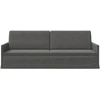 3 vietų sofa Tamsiai pilka 220 x 81 x 82 cm Kordūrinis audinys