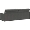 3 vietų sofa Tamsiai pilka 220 x 81 x 82 cm Kordūrinis audinys