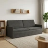 3 vietų sofa Tamsiai pilka 220 x 81 x 82 cm Kordūrinis audinys