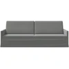 3 vietų sofa Tamsiai pilka 220 x 81 x 82 cm Aksomas